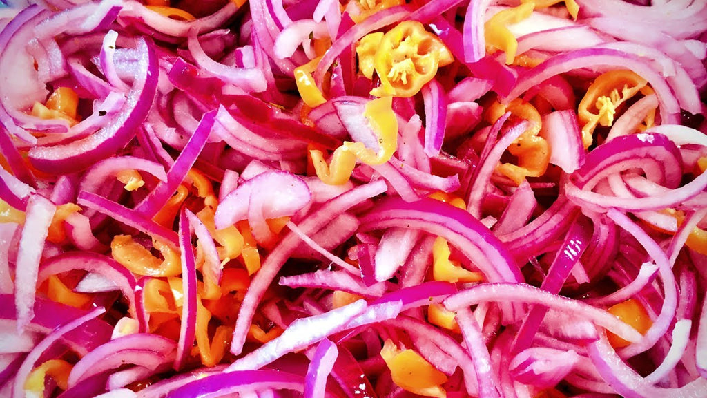 Red Onions with Habanero